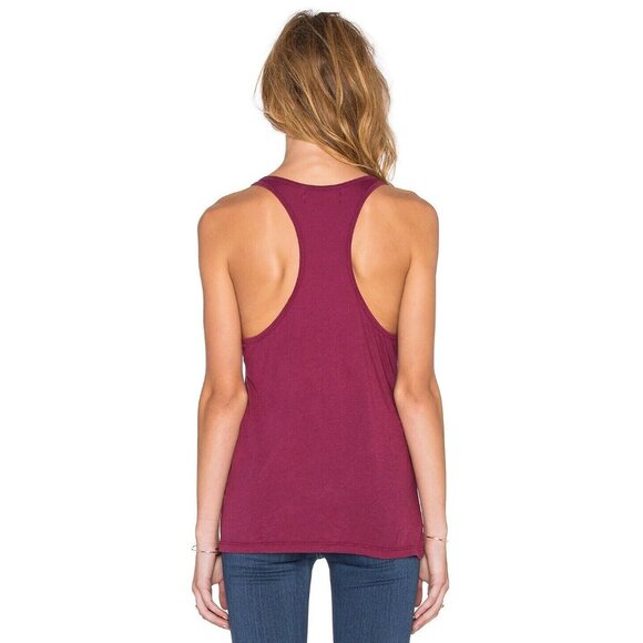 SPIRITUAL GANGSTER Crimson Red "Karma Made Me Do It" Racerback Tank, Size S - Picture 3 of 8